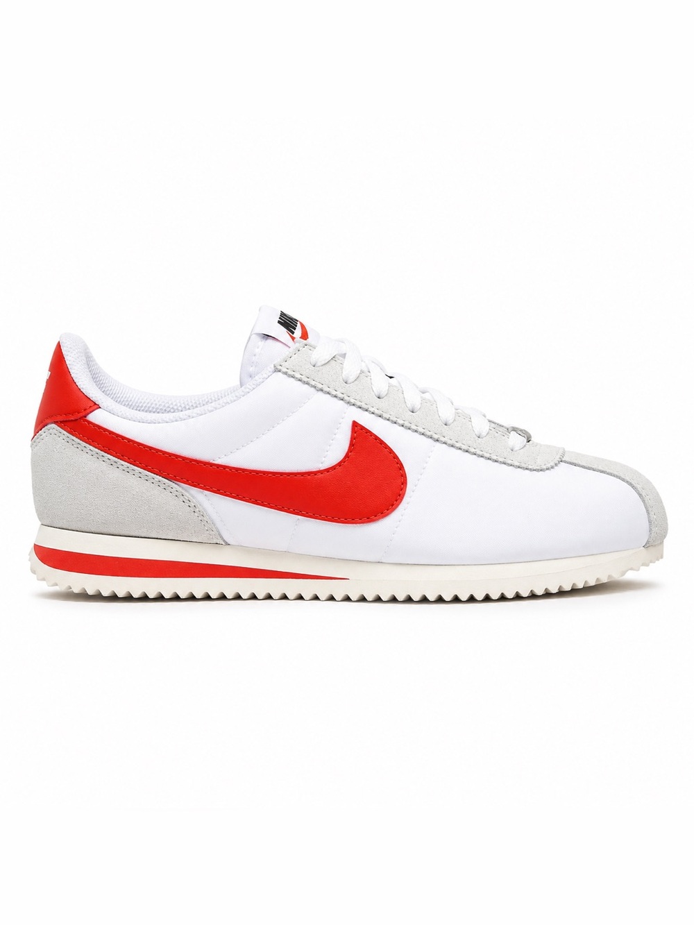 Nike Cortez Textile GS White Picante Red Sneakers shoes size 7Y NWOT IH7654-100